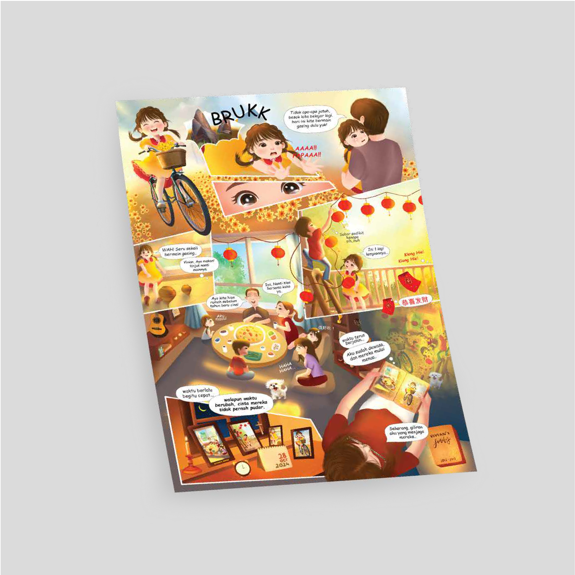 Time Slips Away - Comic Artwork